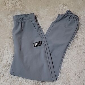 Fila,Boy's, Kids, Grey, Joggers,Thin Jogging Pants, Summer Pants, Size 10/12 (L)